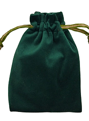 Мішечок для прикрас, біжутерії, подарунків Т-12/нс зелений