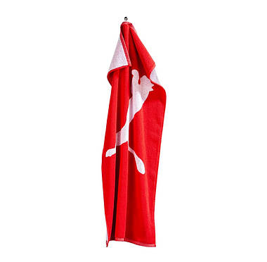 Рушник Puma Team Towel Small (50 x 100 см) Red/White, фото 5