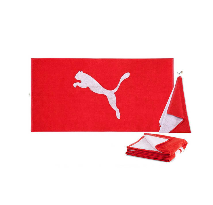 Рушник Puma Team Towel Small (50 x 100 см) Red/White, фото 1