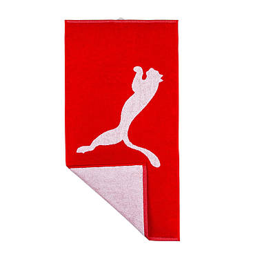 Рушник Puma Team Towel Small (50 x 100 см) Red/White, фото 3