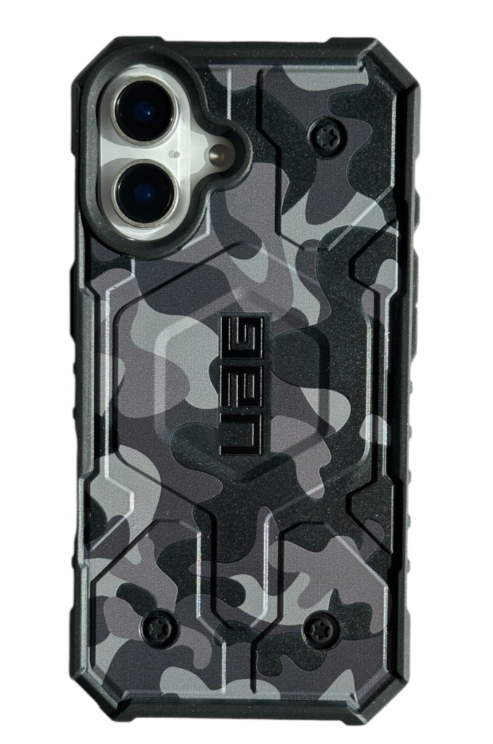 Чохол накладка UAG Adventure with MagSafe для Apple iPhone 16 Camouflage Black, фото 1