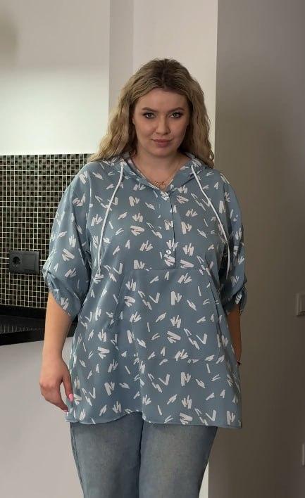 Жіноча блуза; Різні кольори ; Розміри: 2XL(54-56). 3XL(58-60) ;, фото 1