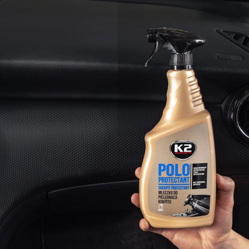 Поліроль для пластику K2 Polo Protectant чорний 750 мл K417BL