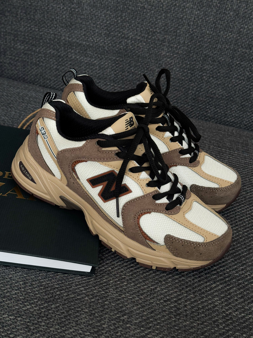Кросівки чоловічі коричневі New Balance 530 Brown White (20886)