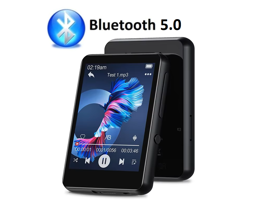 MP3 плеєр Benjie M4 2,4" Bluetooth 5.0 Hi-Fi 32Gb із зовнішнім динаміком Type C металевий