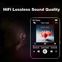 MP3 плеєр Benjie M4 2,4" Bluetooth 5.0 Hi-Fi 32Gb із зовнішнім динаміком Type C металевий, фото 3