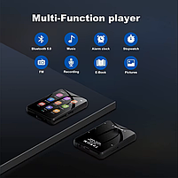 MP3 плеєр Benjie M4 2,4" Bluetooth 5.0 Hi-Fi 32Gb із зовнішнім динаміком Type C металевий, фото 4