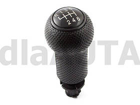 VW Bora 98-05 ручка перемикання передач чорний колір 6 ступка отвір 12 мм