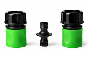 Комплект швидкоз’єднань для шлангів 1" (2 конектори + адаптер)