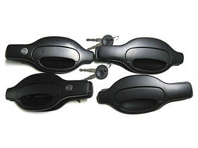 VW Golf II 83-92 зовнішні дверні ручки 4 шт. комплект. Тюнінг стилізований під Audi, арт. DA-37