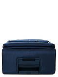 Валіза середня M тканина синя 65х43х27(+5)см/73л/3.5кг/Airtex 829, фото 6