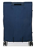 Валіза середня M тканина синя 65х43х27(+5)см/73л/3.5кг/Airtex 829, фото 3