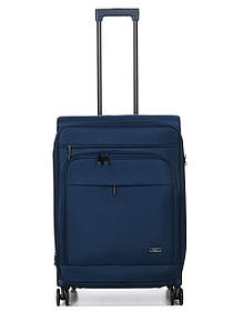 Валіза середня M тканина синя 65х43х27(+5)см/73л/3.5кг/Airtex 829