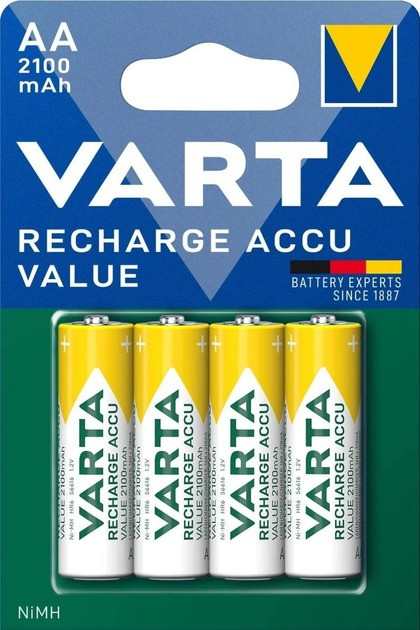 Акумулятор Varta HR6 2100mAh (ціна за 4 шт)