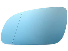 Audi A8 4E 02-10 вкладиш дзеркала з обігрівом синій лівий, арт. DA-22500