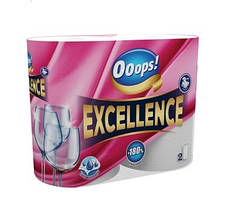 Рушники паперові 3-шарові Ooops! Excellence 2 шт 73 відривів
