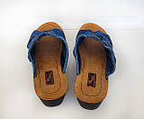 Шльопанці джинсові, жіночі на платформі 36 р, фото 9