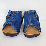 Шльопанці джинсові, жіночі на платформі 36 р, фото 7