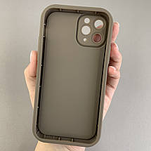 Чохол для Apple iPhone 11 Pro чохол з високими бортами з бантиками на телефон айфон 11 про коричневий q05t, фото 2