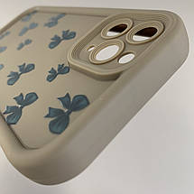 Чохол для Apple iPhone 11 Pro чохол з високими бортами з бантиками на телефон айфон 11 про коричневий q05t, фото 5