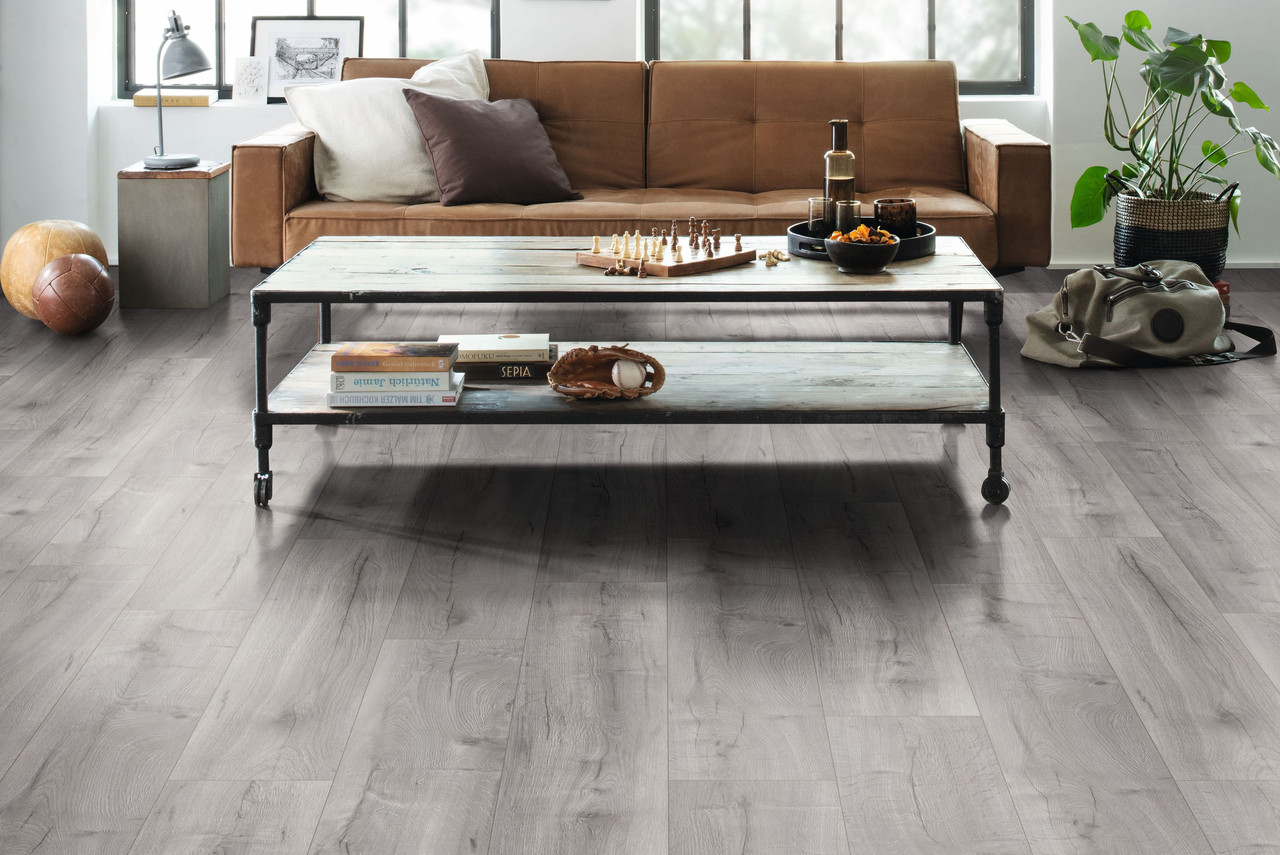 Ламінат EGGER дуб Лойа світло-сірий 32 клас 8 мм, фото 1