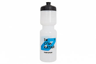 Фляга 750ml DC-BT07 "їж, спи, катай" (напівпрозора)