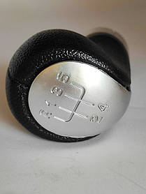 Skoda Fabia II 07-12 ручка перемикання передач хром + чохол