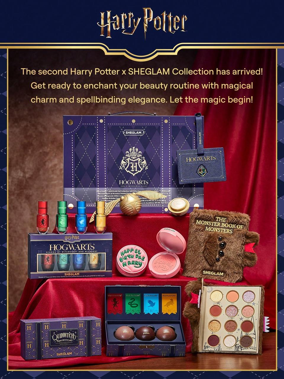 Набір декоративної косметики Harry Potter SHEGLAM Full Collection Set 2.0