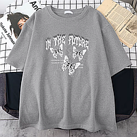 Футболка унісекс з написом "in the future"