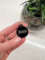 Медальон адресник  жетон для собак / котів /  тварин з нержавіючоі сталі з лазерним гравіруванням ВАШ текст