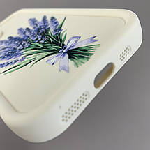 Чохол для Apple iPhone 11 Pro чохол з високими бортами з принтом лаванди на айфон 11 про молочний q06u, фото 4