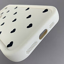 Чохол для Apple iPhone 11 Pro чохол з високими бортами з сердечками на телефон айфон 11 про молочний q06e, фото 4