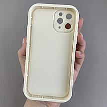 Чохол для Apple iPhone 11 Pro чохол з високими бортами з сердечками на телефон айфон 11 про молочний q06e, фото 2