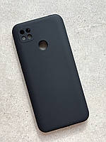 Чохол на Редмі 9C чорний силіконовий. Чохол на Xiaomi Redmi 9C чорний силіконовий