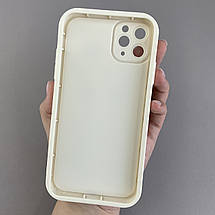 Чохол для iPhone 11 Pro Max чохол з високими бортами з бантиками на телефон айфон 11 про макс молочний q05t, фото 2