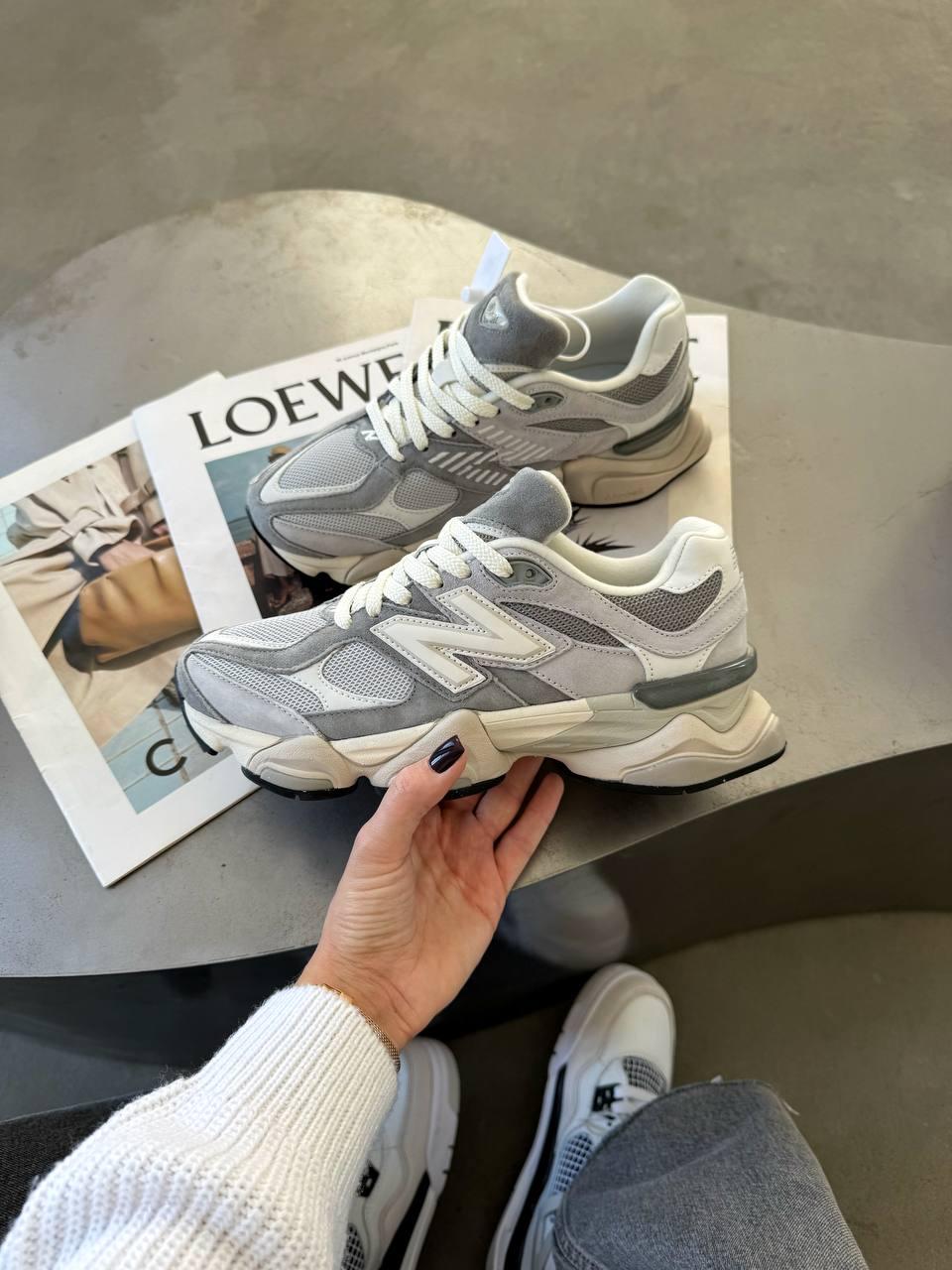 Кросівки чоловічі cірі New Balance 9060 Grey Beige Whiite (18531)