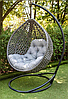 Підвісне крісло-кокон Колібрі — стильне крісло-гойдалка з подушкою для дому, тераси, балкона та зони релаксу, фото 3