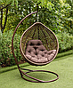 Підвісне крісло-кокон Колібрі — стильне крісло-гойдалка з подушкою для дому, тераси, балкона та зони релаксу, фото 5