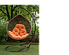 Підвісне крісло-кокон Колібрі — стильне крісло-гойдалка з подушкою для дому, тераси, балкона та зони релаксу, фото 7