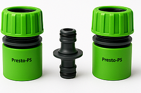 Комплект швидкоз’єднань для шлангів 3/4" (2 конектори + адаптер)