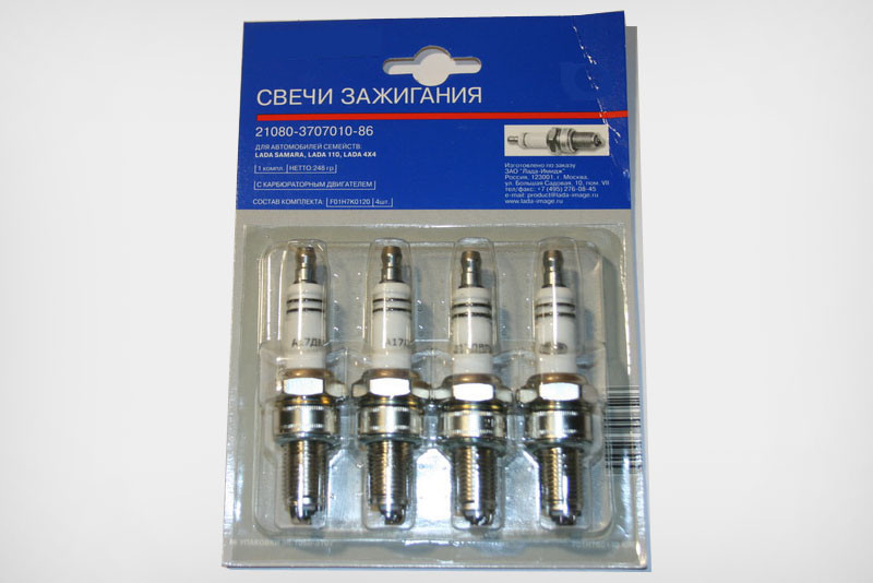 Свічки запалювання 2108-2109 АВ (к-т 4 шт.)