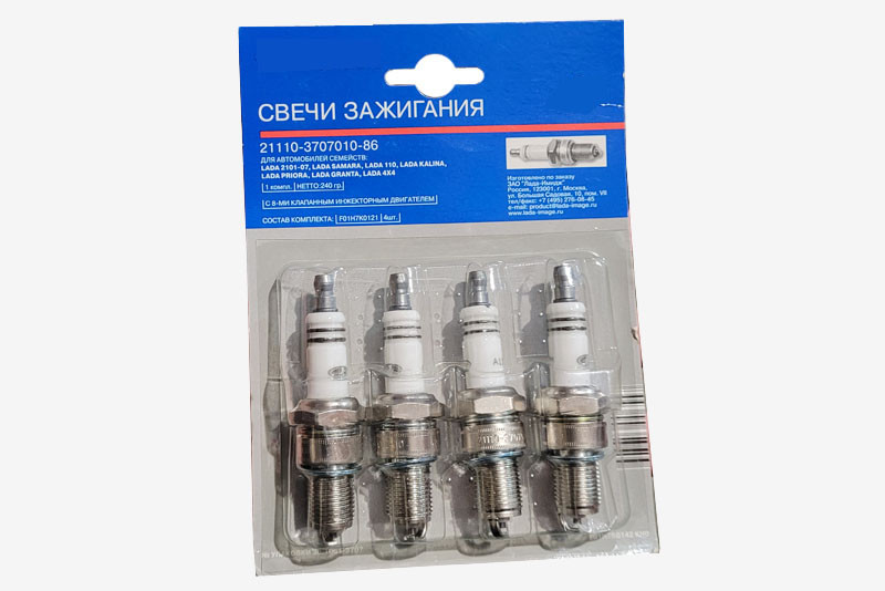 Свічки запалювання 2108-2110, Ланос 1,5 (інж.8 кл.) АВ (к-т 4 шт.)