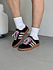 Жіночі кросівки Adidas Spezial Black Pink Адідас Спеціал чорні з рожевим замшеві демісезон, фото 10
