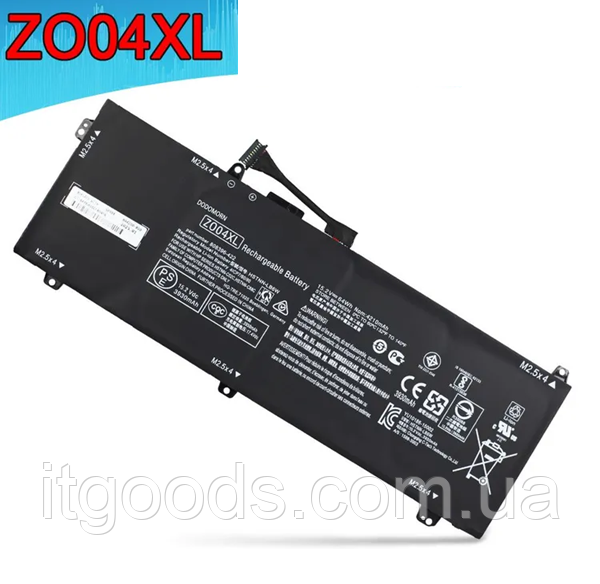 Акумуляторна батарея ZO04 ZO04XL для HP ZBook Studio G3 Mobile Workstation HSTNN-LB6W HSTNN-C88C ZO06 ZO06XL