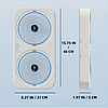 Вентилятор акумуляторний портативний подвійний 3 швидкості Double-ended Fan JKL-107 помаранчевий, фото 4