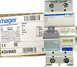 ДАВ 1P+N 6kA C-16A 30mA A Hager ADA966D, фото 2