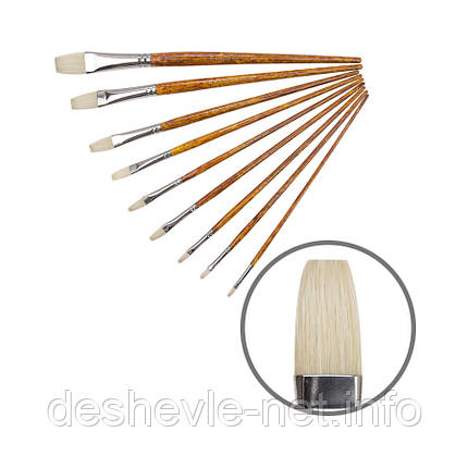 Щетина плоска, Grace 2023F, No8, д.р. пензель KOLOS, фото 1