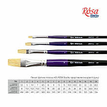 Щетина плоска, 401, No1, д.р. пензлик ROSA Studio