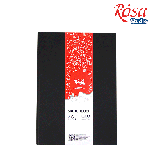 Блокнот A4 (21*29,7см), 100 г/м2, 96 л, чорний, ROSA Studio