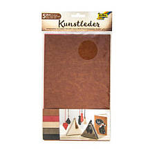 Набір синтетичної шкіри, 5 шт., 17*27 см, Folia